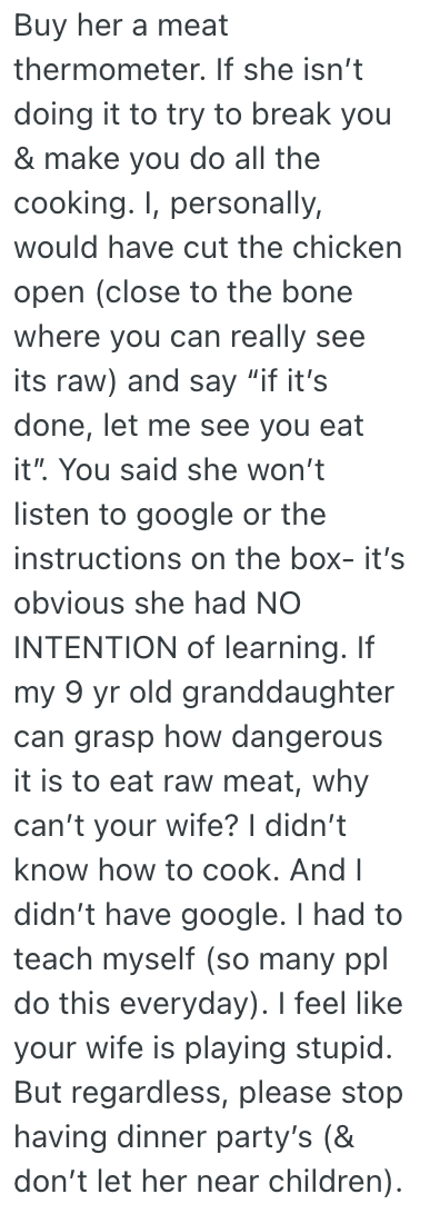 Screenshot 2025 04 03 at 7.45.27 PM He Thinks That His Wifes Cooking Is So Bad That Its Dangerous To Eat, So He Finally Told Her How He Felt About It
